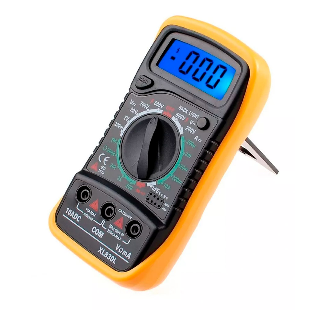Tester Multímetro Digital con Pantalla LCD XL830L