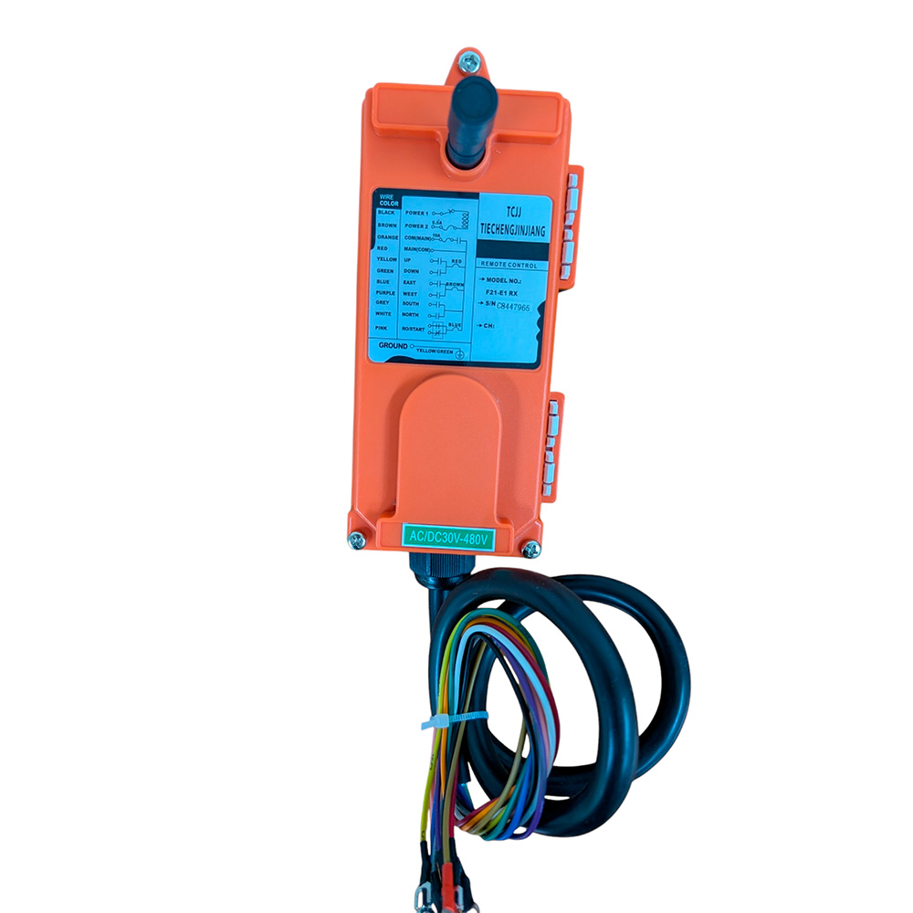 Control Remoto VD 6 rangos F21-E1B 1tx+1rx ACDC30-480V VHF - Imagen 4