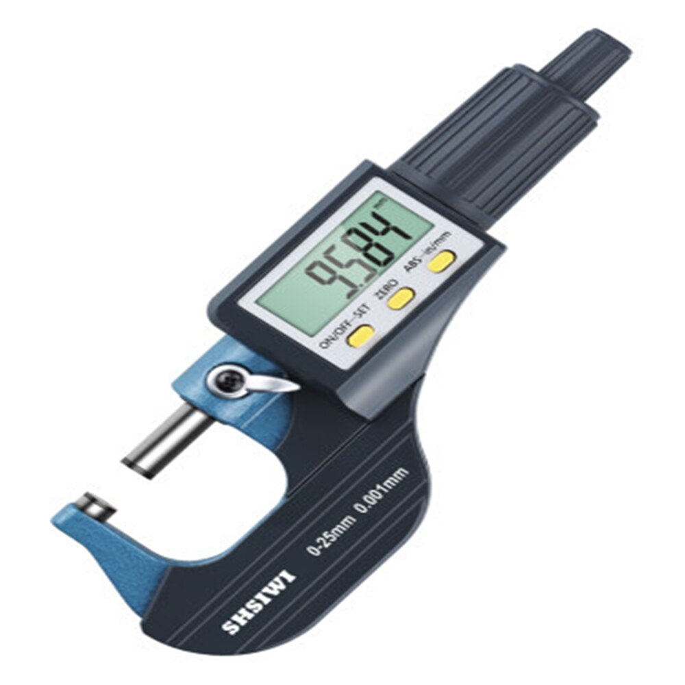 Micrometro externo digital marca SHSIWI 0-25 0.001