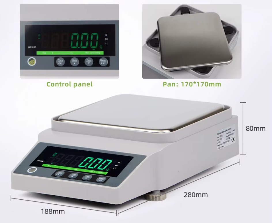 Balanza Analítica Laboratorio 5000g x 0,01g. Certificada - Imagen 2