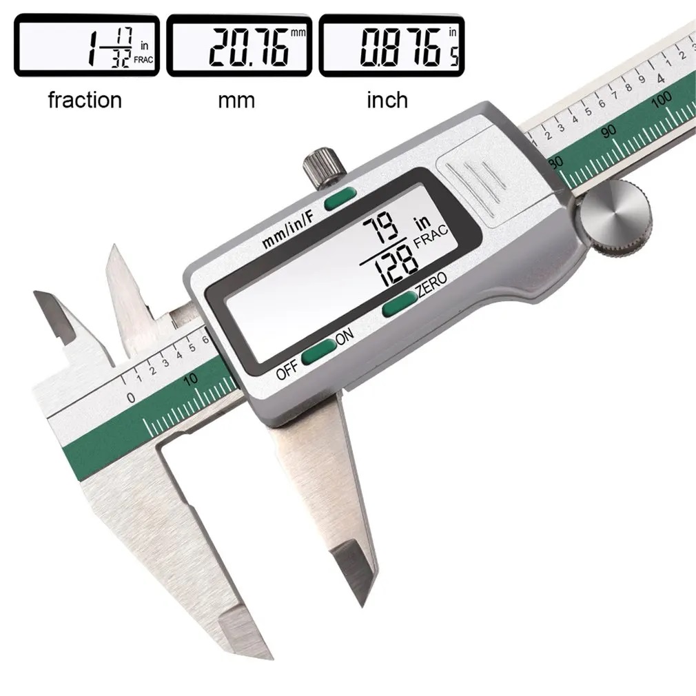 Caliper Pie de metro digital Profesional Acero Inox. - Imagen 2
