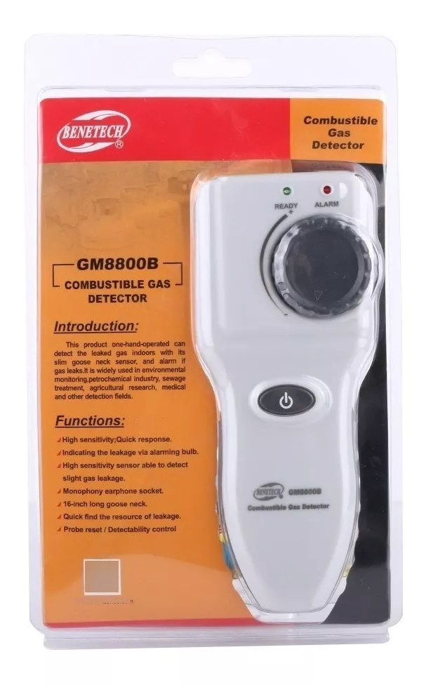 Detector fuga gas combustible GM8800B - Imagen 3
