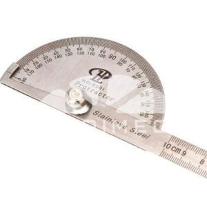 GoniometroTransportador acero 10cm 0-180°