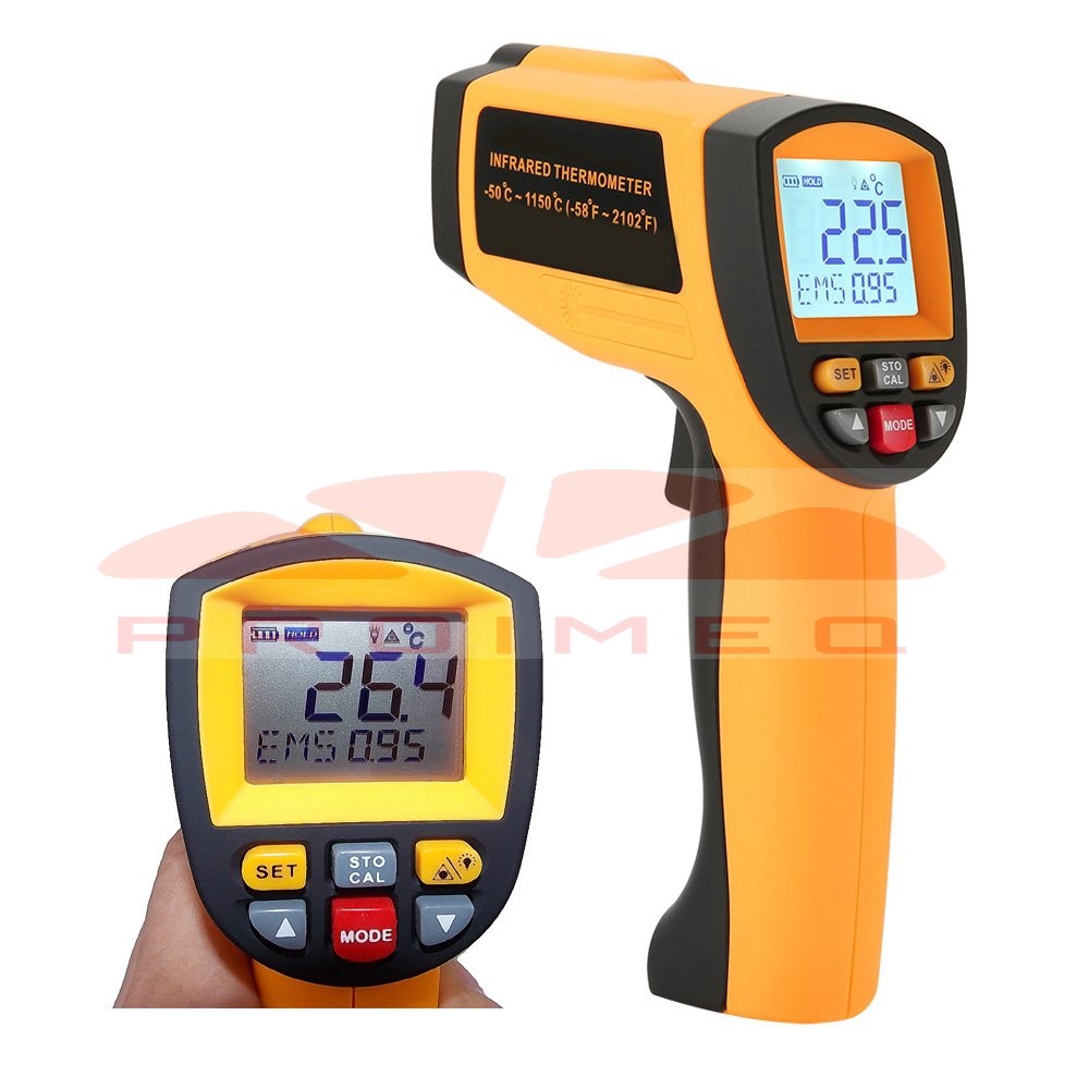 Termometro Infrarojo profesional IR -30°C ~ 1650°C