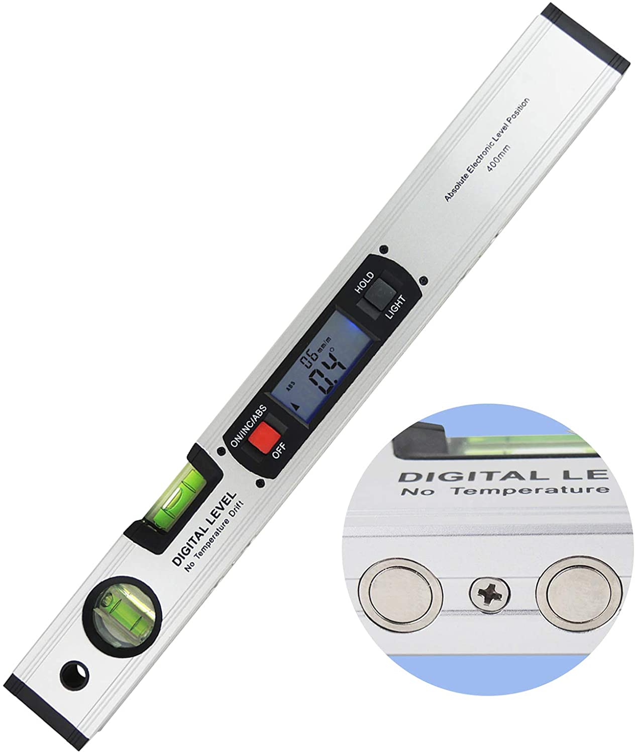 Nivel digital inclinometro 360° 400mm