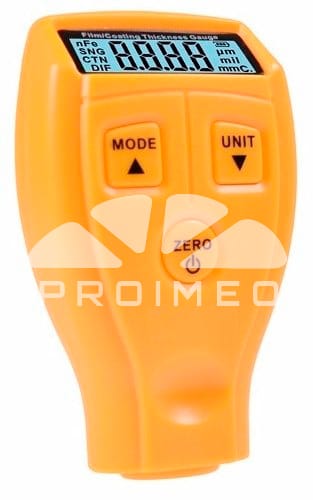 GM200 Medidor grosor film rango 0 - 1.80mm/ 0-71.0 mil Espesor pintura