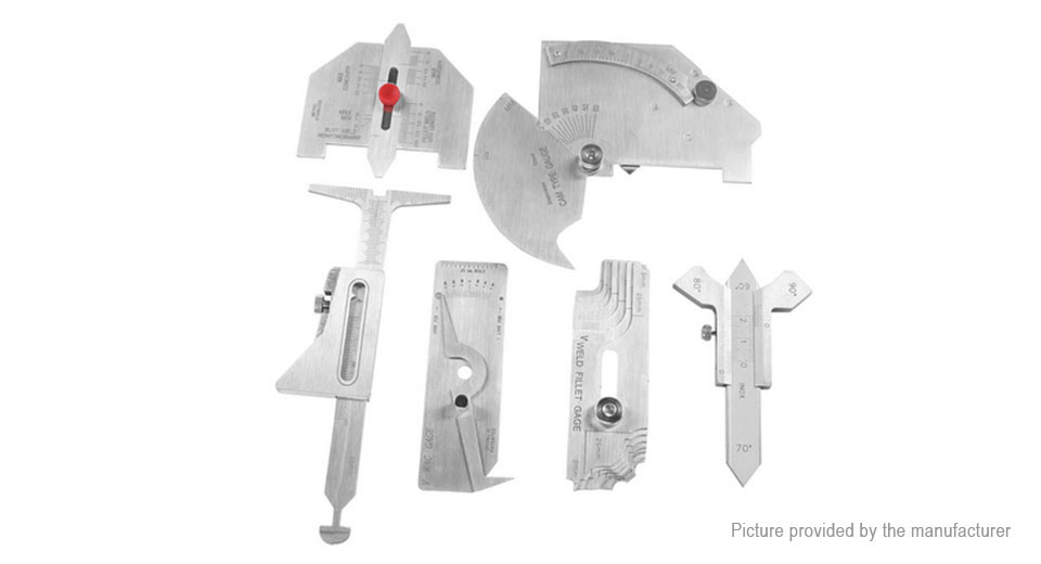 Kit 6 medidores soldadura