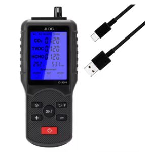 JD-3002 Monitor calidad aire CO2 TVOC (formaldeido) HCHO
