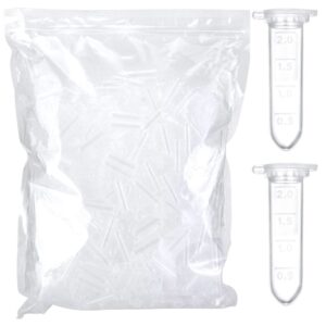 Tubos Eppendorf con tapa 2.0 ml bolsa x 500 un.