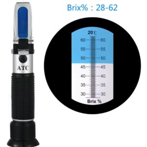 Refractometro brix 28-62%