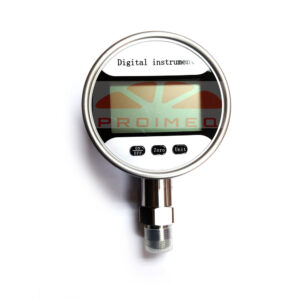 HC-YS100 Manometro digital 1/2",  0-60MPa  diam 100mm carcaza acero inox #304  0-8700 ps