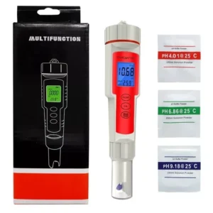 PHmetro digital ELECTROILUMINADO medidor PH + TDS + EC + TEMP
