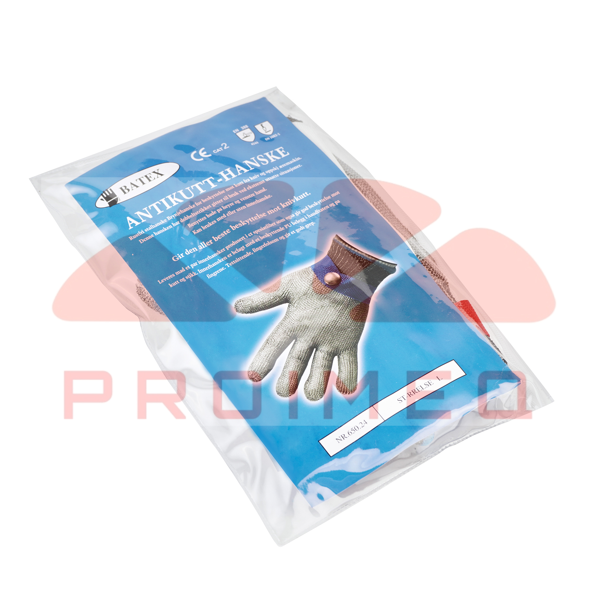 Guante carnicero malla acero inox - Imagen 2