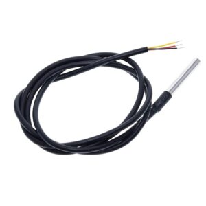 Cable sonda Sonda impermeable digital para temperatura arduino modelo DS18B20 o DS1820  largo 200cm