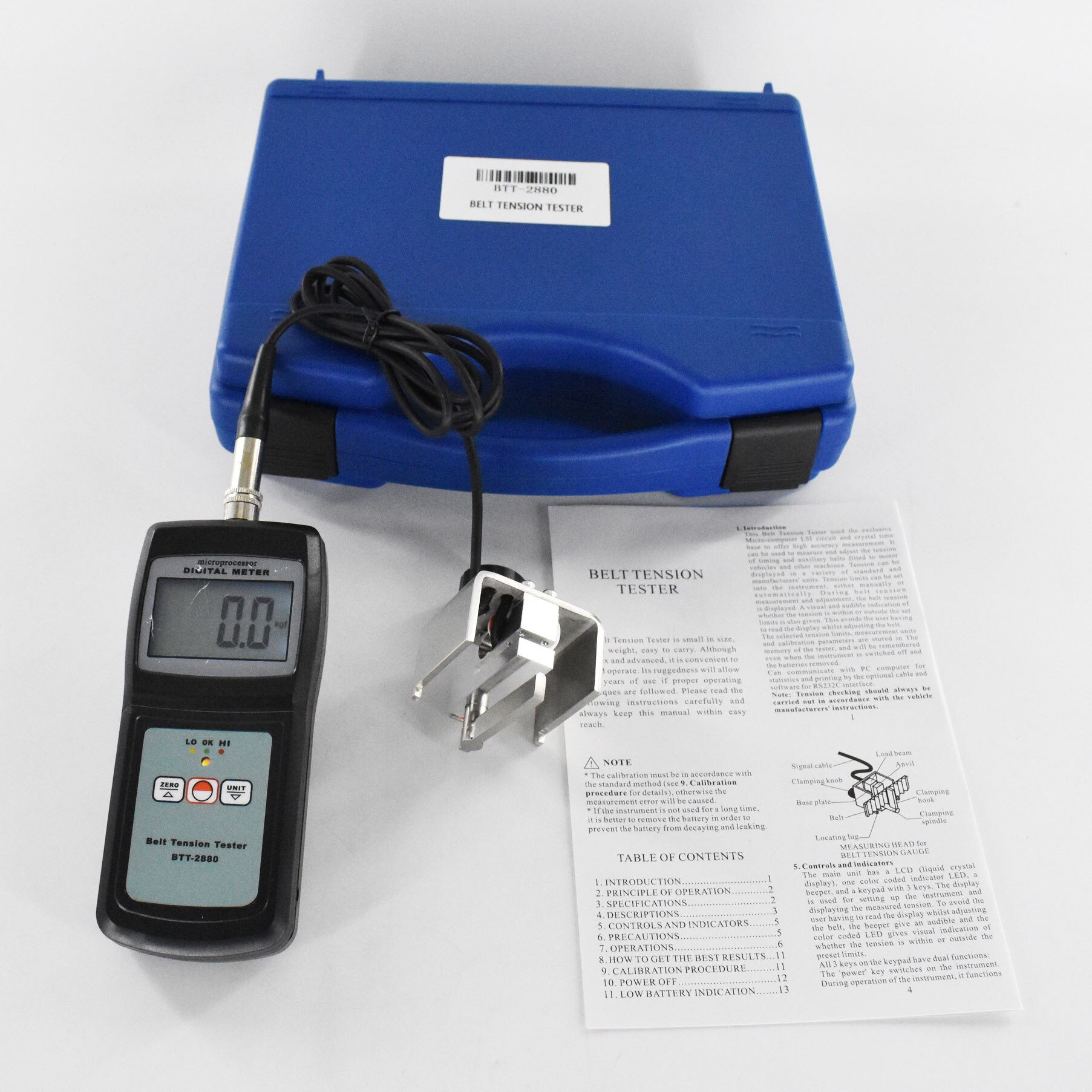 Tester medidor tension correa BTT 2880 - Imagen 2