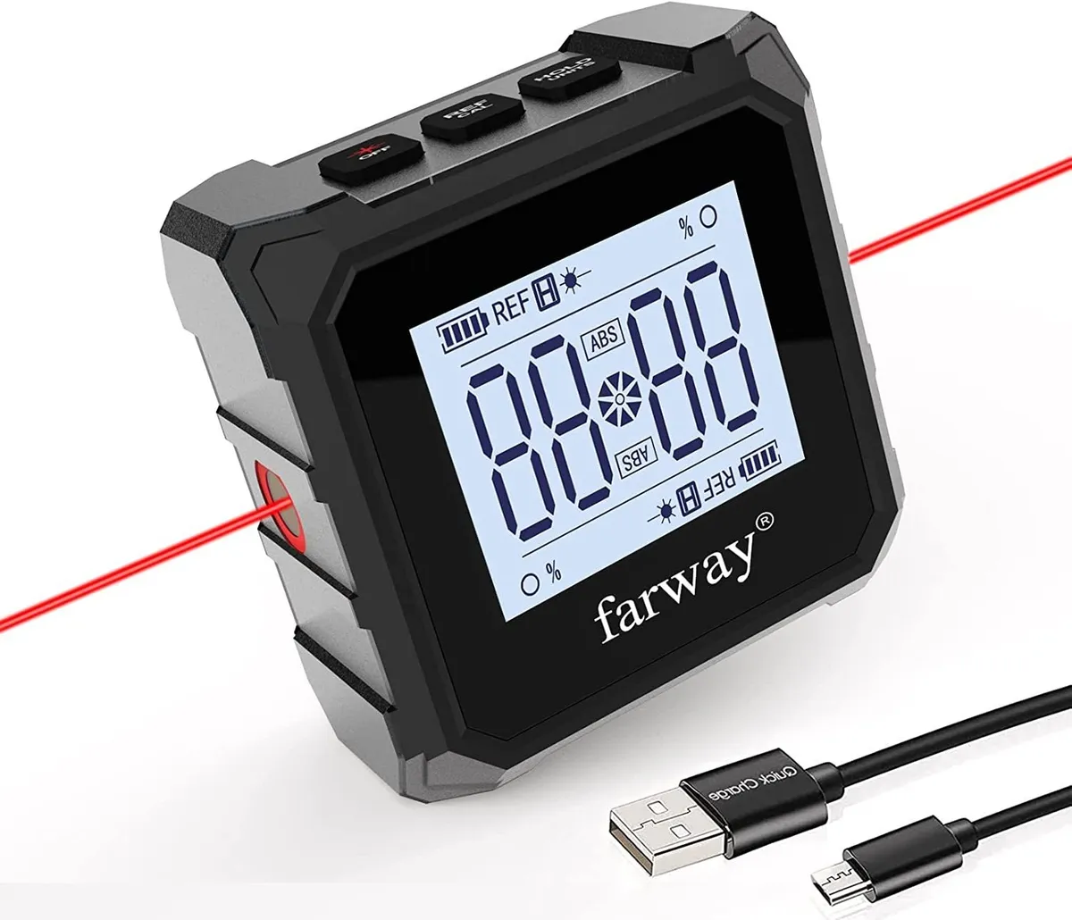 Farway dual laser protrator inclinometro - Imagen 3